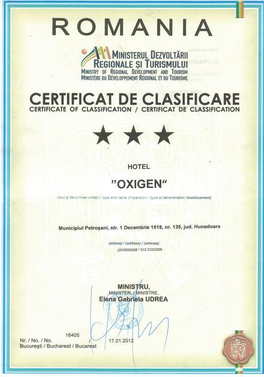 Hotel Oxigen Petroşani Εξωτερικό φωτογραφία